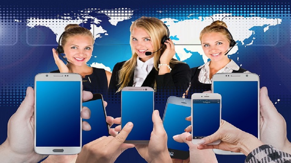 téléphones des clients et des agents en centre d'appels - la permanence téléphonique - optiserv